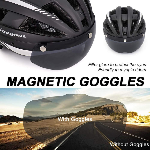 victgoal bike helmet light